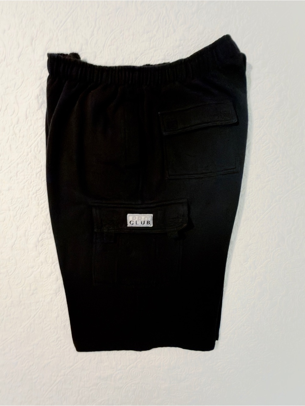 Pro Club | Heavyweight Fleece Cargo Shorts | Black | Size 4XL | Like New